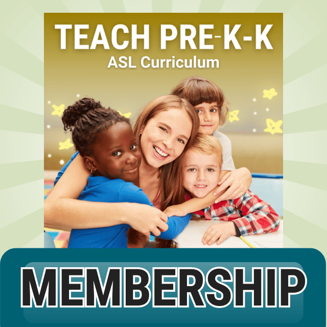 teach prek-k sign language membership