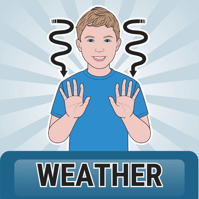 weather sign language resources