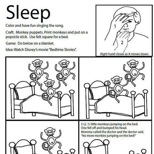 bedtime routine coloring pages