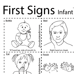 Preview FC – First Signs-Infant, Set of 12 words, Sign Language