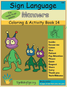 Manners Coloring Book CoverManners Coloring Book Cover