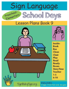 ASL Lesson Plan Back to School