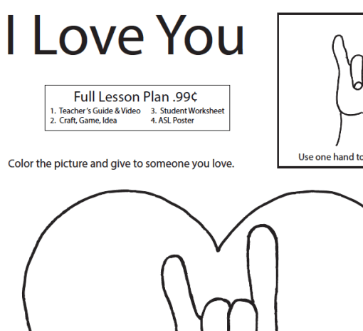 I Love You WS ASL Screen