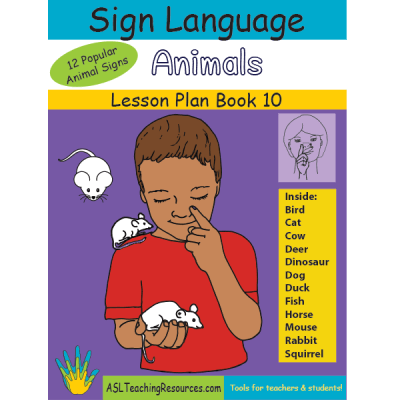 10-LPB-Animals ASL Lesson Plan Book