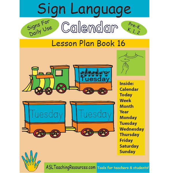 Lesson Plan Book 16 – ASL Calendar