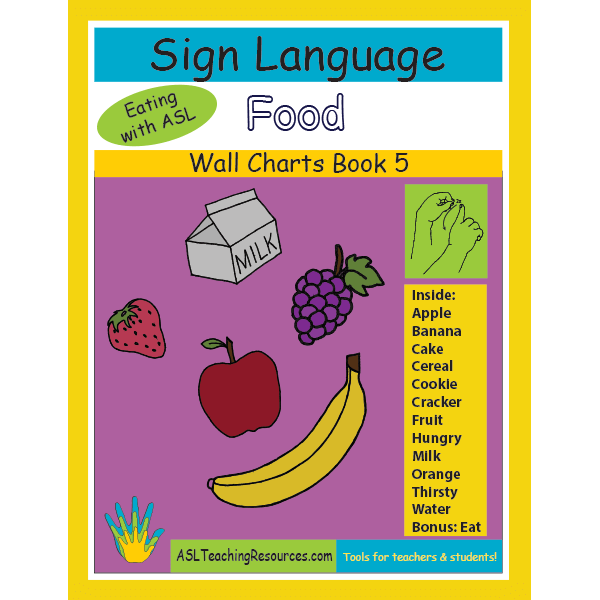 Wall Chart Book 05 – Sign Language Food