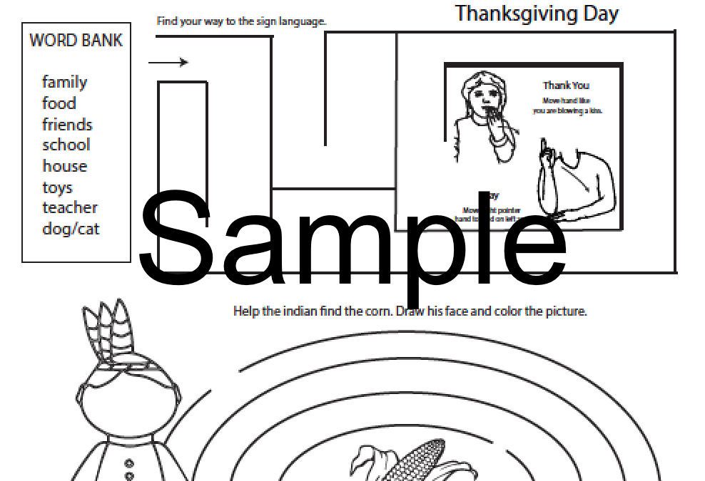 Thanksgiving Mazes