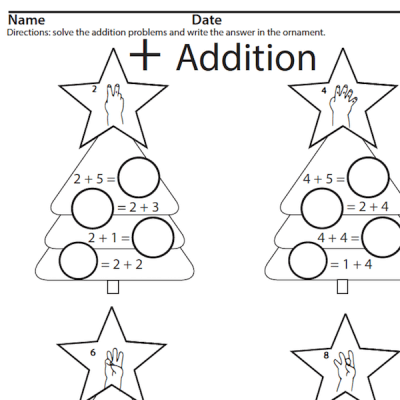 Christmas Tree Adding sign language sample