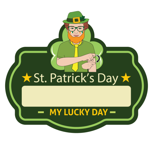 March St Particks' Day Badge