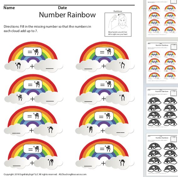 Number Rainbow