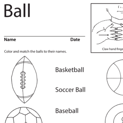 Ball Lesson Plan Screenshot