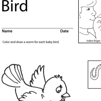 Bird Lesson Plan Screenshot Sign Language