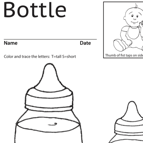 Bottle Lesson Plan Screenshot Sign Language