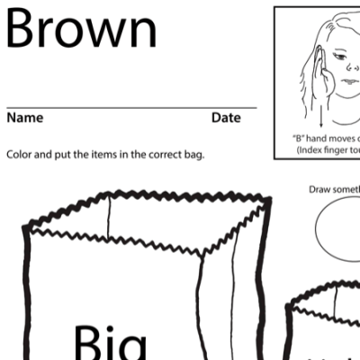 Brown Lesson Plan Screenshot Sign Language