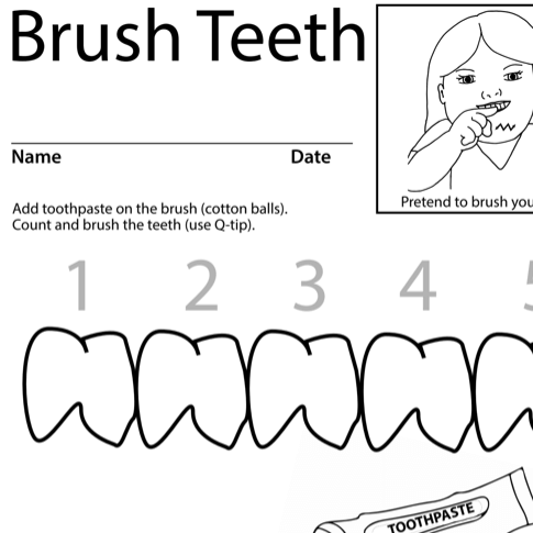 Brush Teeth Lesson Plan Screenshot Sign Language
