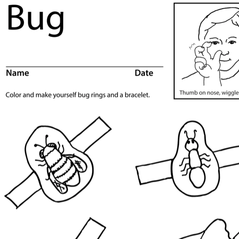 Bug Lesson Plan Screenshot Sign Language