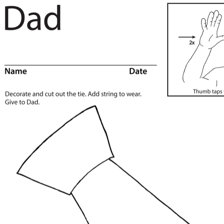 Dad Lesson Plan Screenshot Sign Language