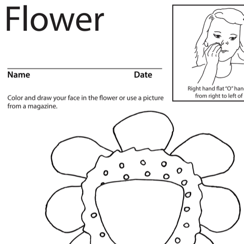 Flower Lesson Plan Screenshot Sign Language