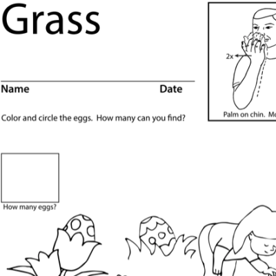 Grass Lesson Plan Screenshot Sign Language