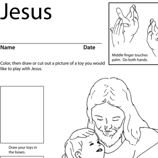 Jesus Lesson Plan Screen Shot Sign Language