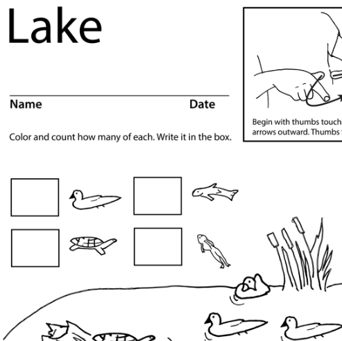 Lake Lesson Plan Screen Shot Sign Language