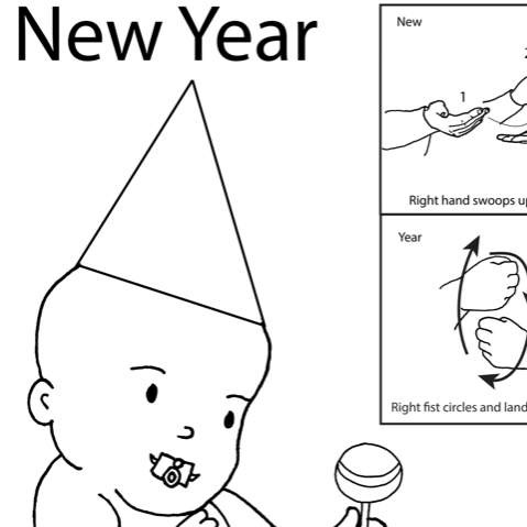 New Year Lesson Plan Screenshot Sign Language