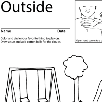 Outside Lesson Plan Screenshot Sign Language