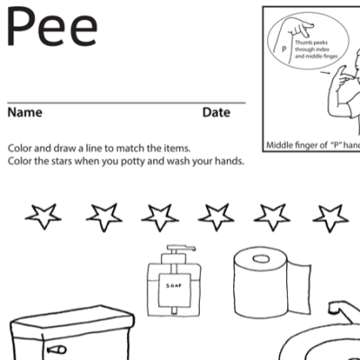 Pee Lesson Plan Screenshot Sign Language