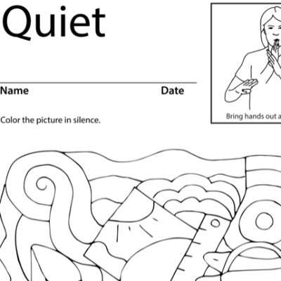 Quiet Lesson Plan Screenshot Sign Language