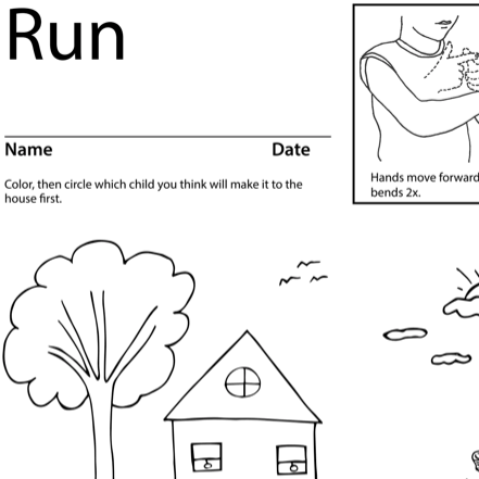 Run Lesson Plan Screenshot Sign Language