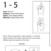 Lesson Plan- Numbers 1-5 - ASL Teaching Resources