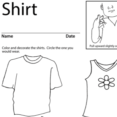 Shirt Lesson Plan Screenshot Sign Language