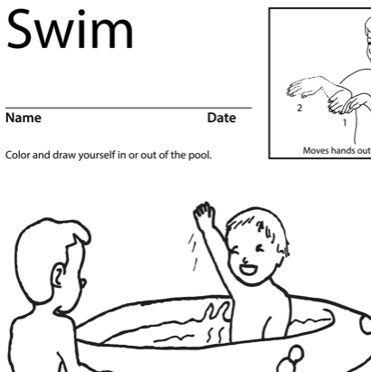 Swim Lesson Plan Screenshot Sign Language