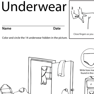 Underwear Lesson Plan Screenshot Sign Language