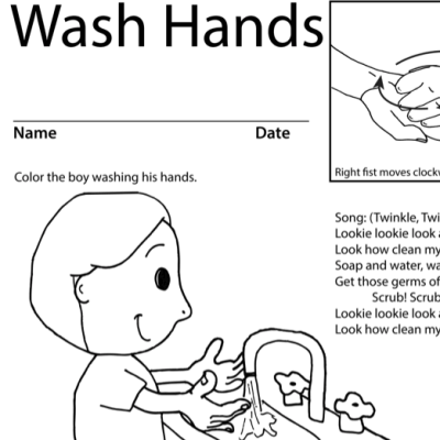 Wash Hands Lesson Plan Screenshot Sign Language