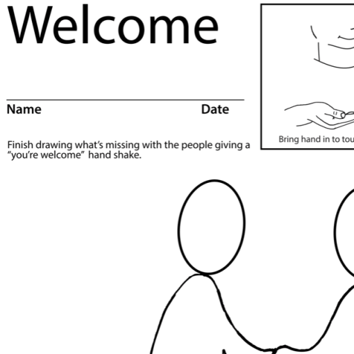 Welcome Lesson Plan Screenshot Sign Language