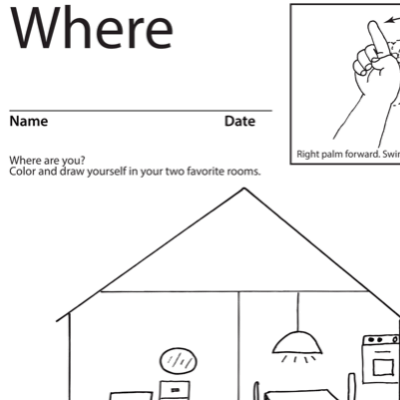 Where Lesson Plan Screenshot Sign Language