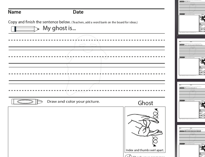 Ghost Writing Prompts