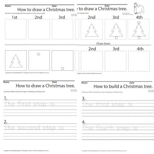December Sequencing a Christmas Tree ASL Screen Shot