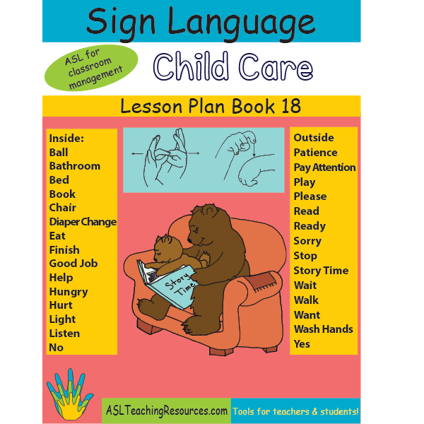 Lesson Plan Book 18 – ASL Child Care