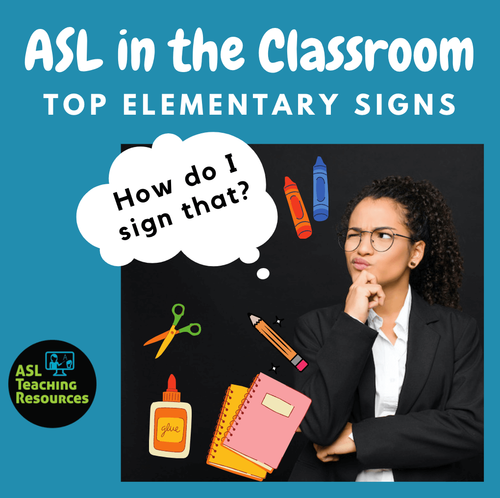 ASL in the Classroom - Top Elementary Classroom Signs PDF - ASL ...