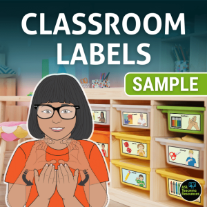 Classroom Supply Labels Sample