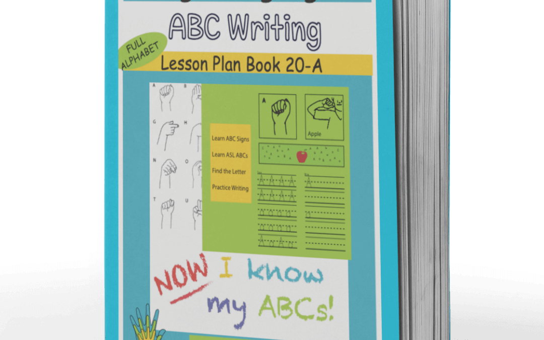 ABC Activity Writing – Lesson Plan Book 20 A