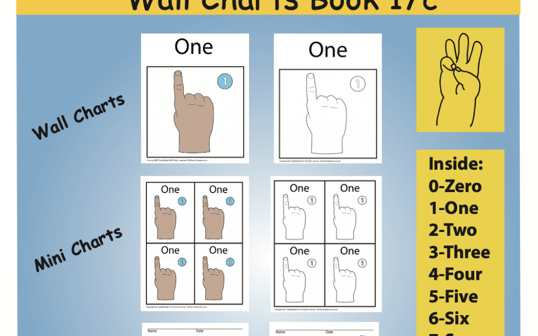 Wall Charts Book 17c – Dark Skin Numbers 1-10