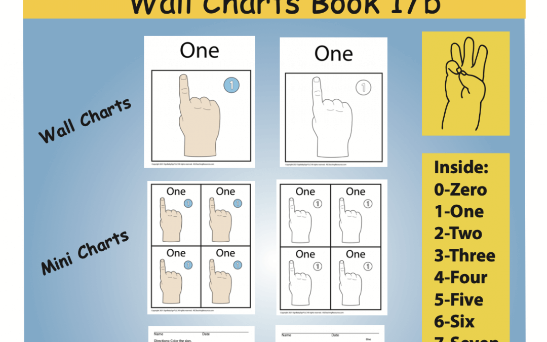 Wall Charts Book 17b – Light Skin Numbers 1-10