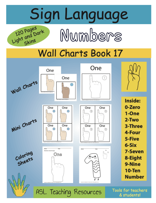 Color Book Front Cover Numbers ASL Master Screen Shot