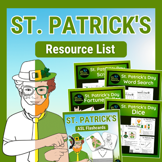 ASL St. Patrick’s Day Resource List