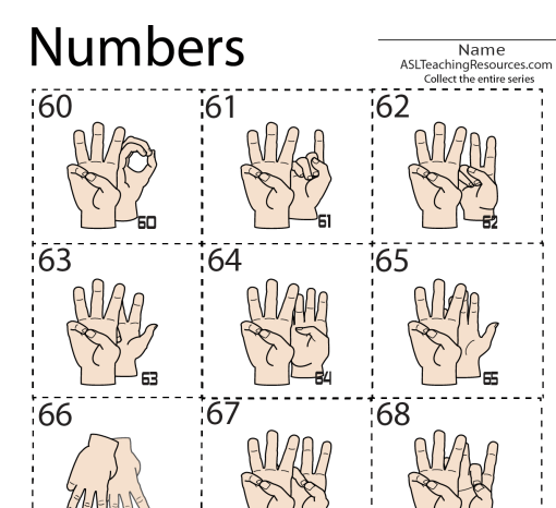math-numbers-flashcards-60-70