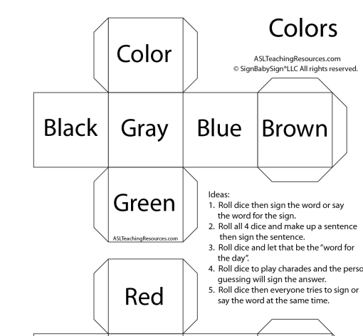 sign-language-games-printable-colors-dice