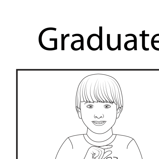 sign-language poster-for-classroom-graduate